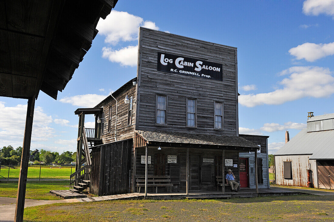 Das Spindletop-Gladys City Boomtown Museum, Erdölarbeiterdorf, Gladys City,  Spindletop, Beaumont, Texas, Vereinigte Staaten von Amerika, Nordamerika