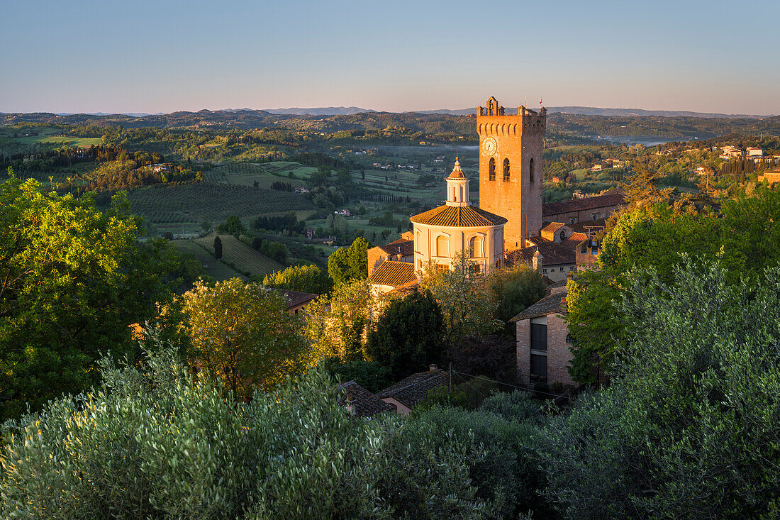 Torre di Matilde, Chiesa del SS. Crocifisso, San Miniato, Toskana, Italien