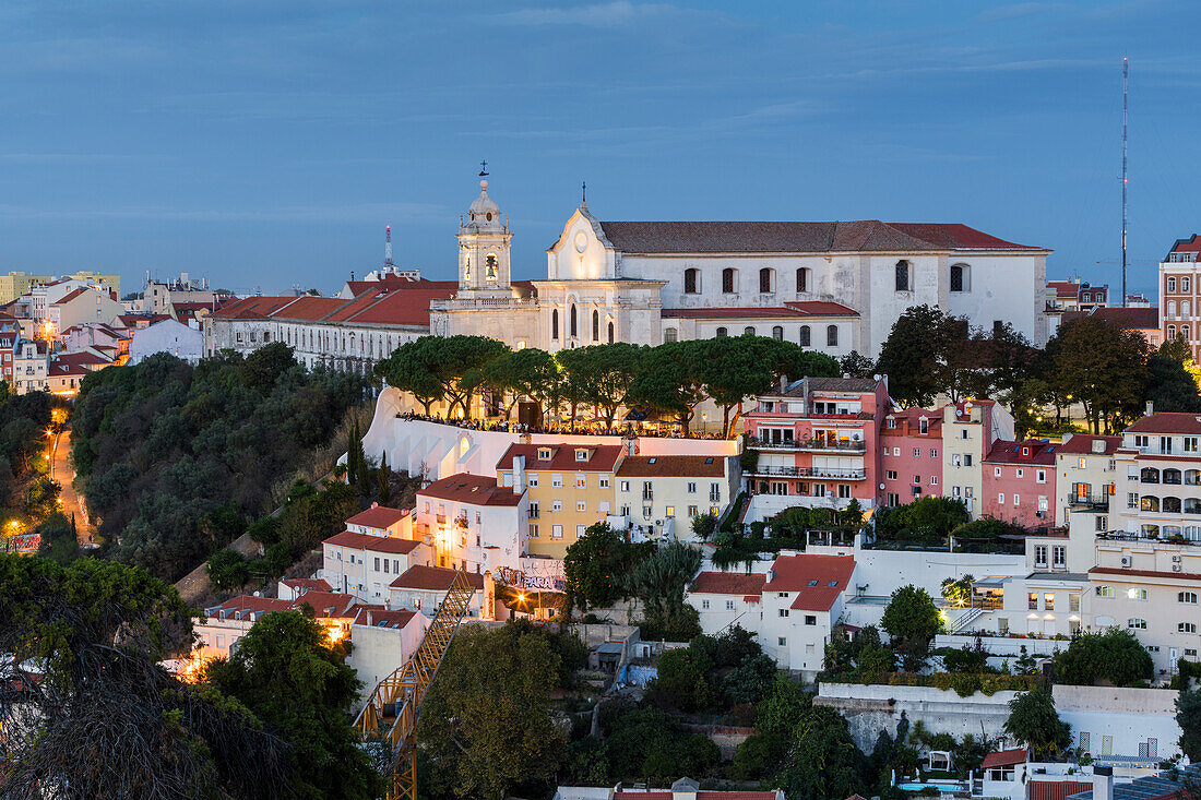 Kirche da Graça über Lissabon, Portugal