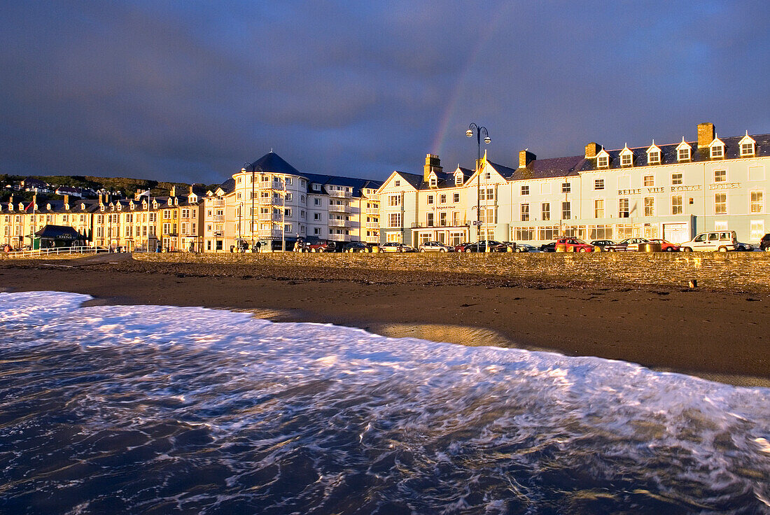  Badeort, Aberystwyth, Wales, Vereinigtes Königreich, Großbritannien, Europa 