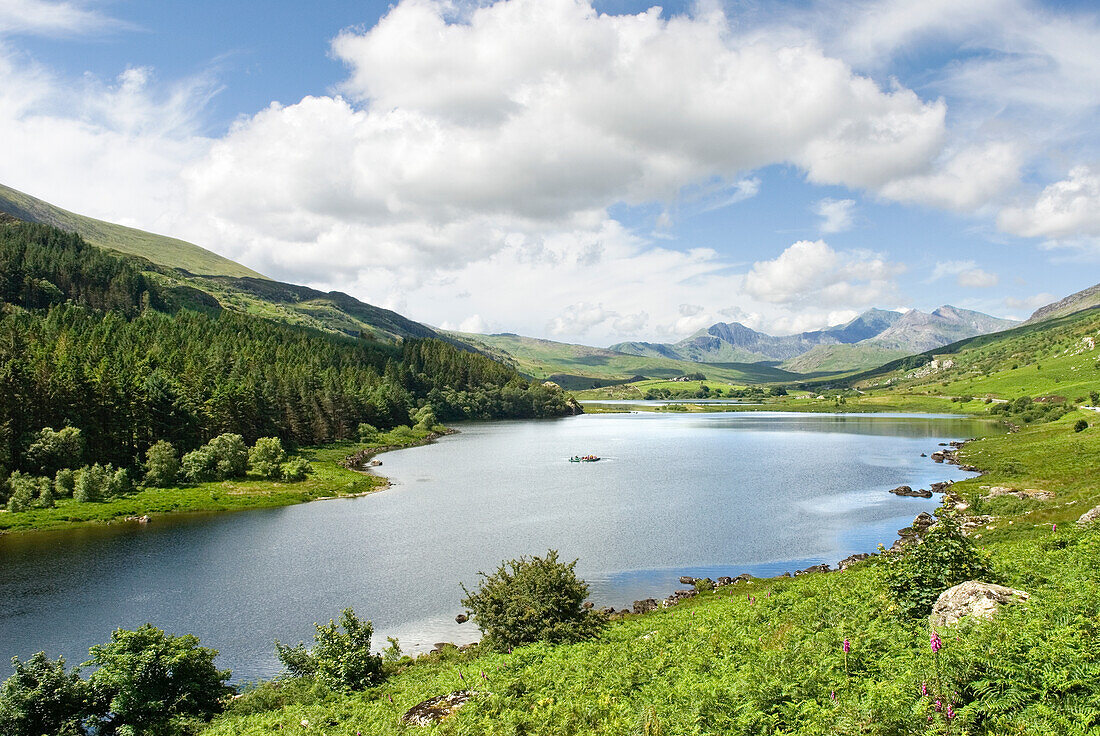  See im Snowdonia-Nationalpark, Wales, Vereinigtes Königreich, Großbritannien, Europa 