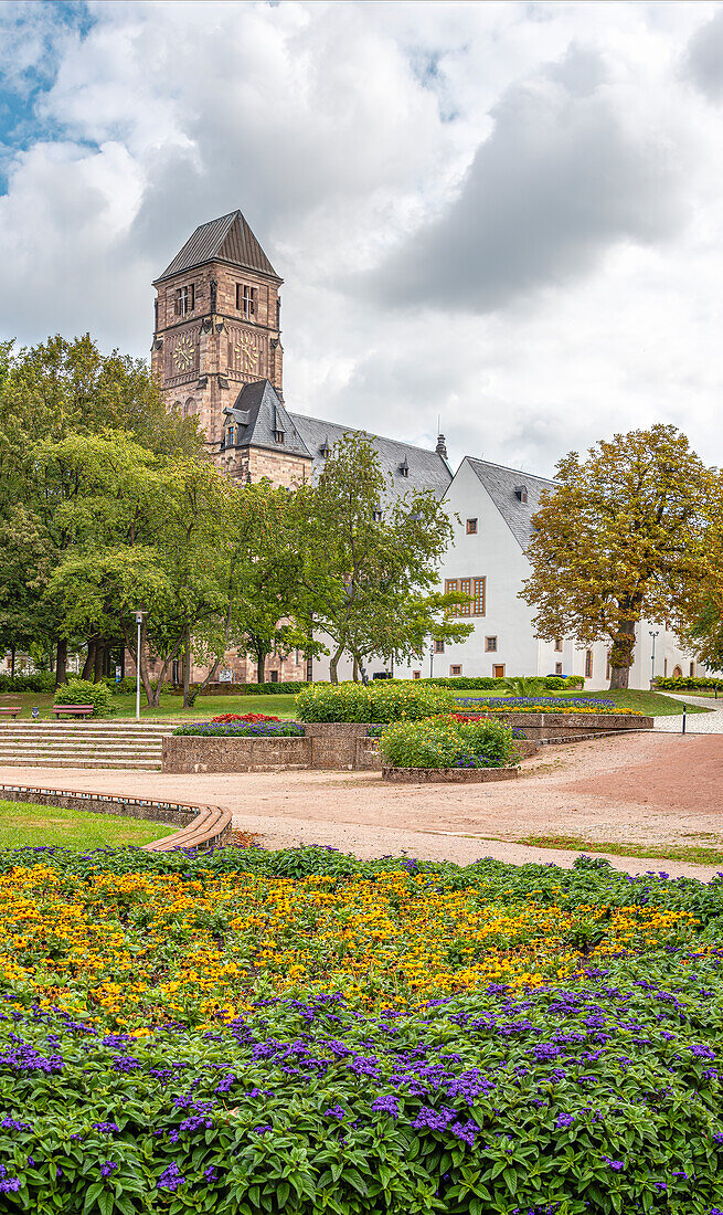 Garten Schlossbergmuseum Kunstsammlungen Chemnitz, Sachsen, Deutschland