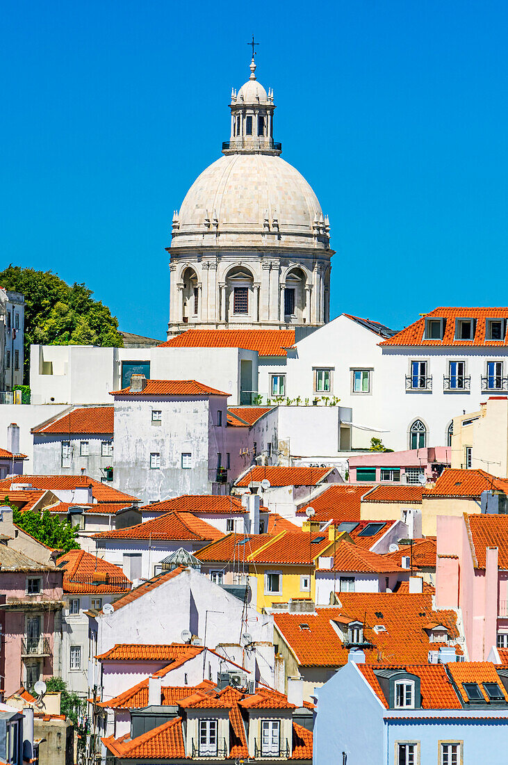  City views of the district of Sao Miguel, Lisbon, Portugal 