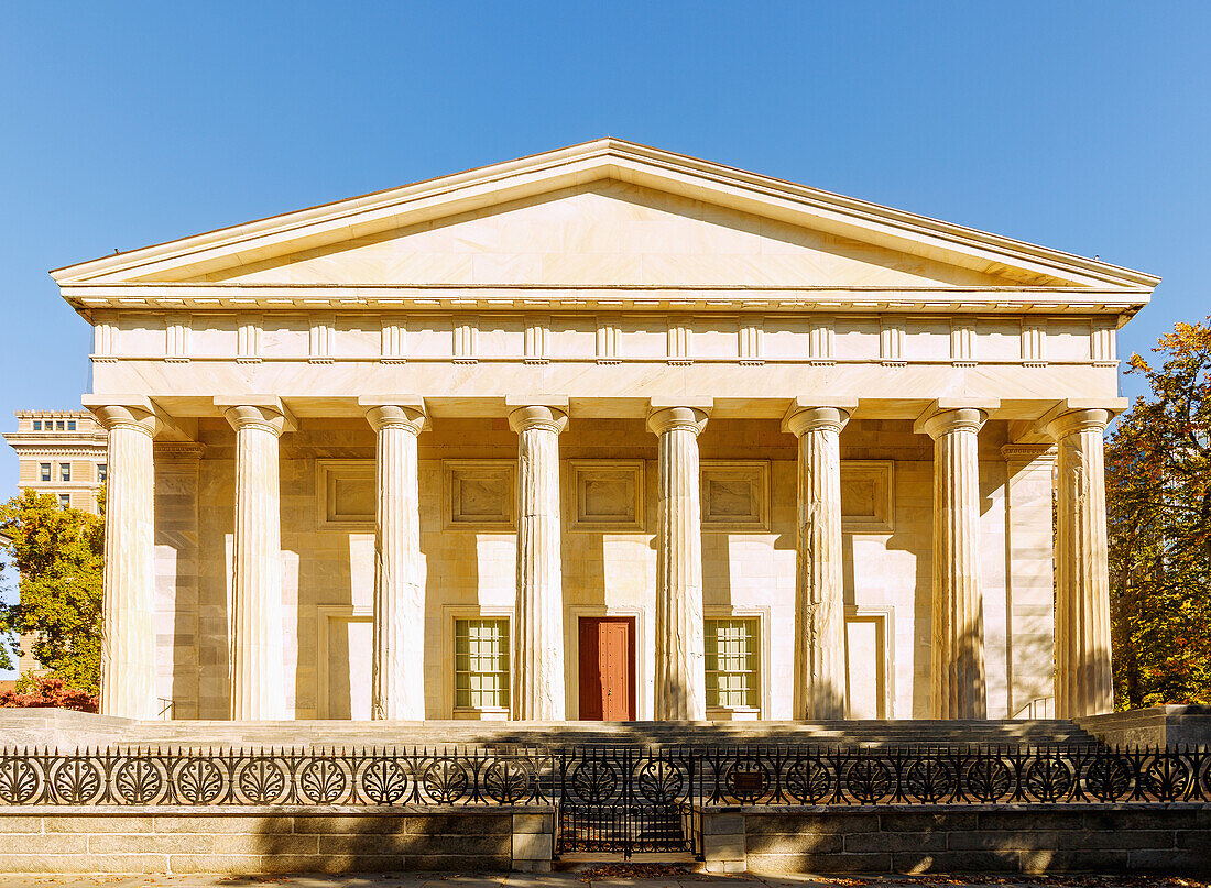 Second Bank of the United States (U.S.) im Historic Waterfront District in Philadelphia, Pennsylvania, USA