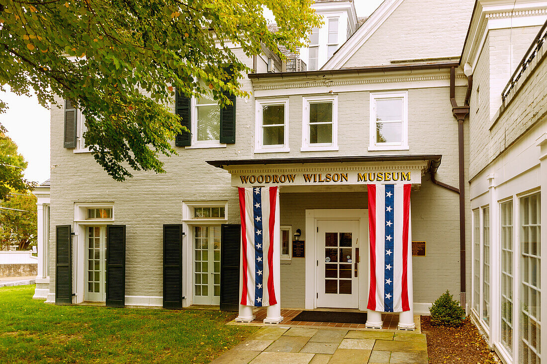 Woodrow Wilson Presidential Library & Museum im Historic District in Staunton, Virginia, USA