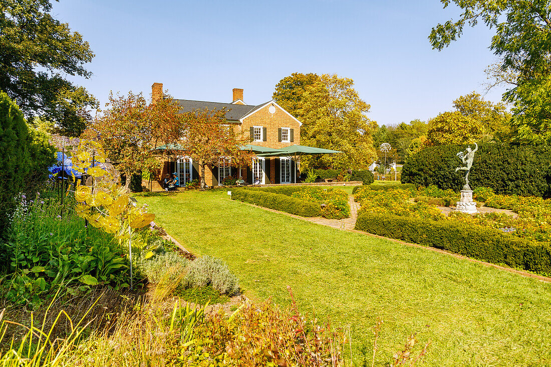 Museum of the Shenandoah Valley mit Glen Burnie House and Gardens in Winchester, Frederick County, Virginia, USA