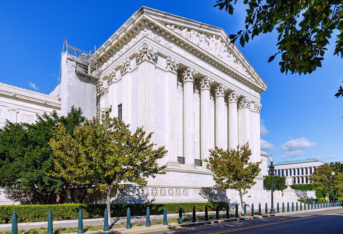  US Supreme Court in Washington DC, District of Columbia, USA 