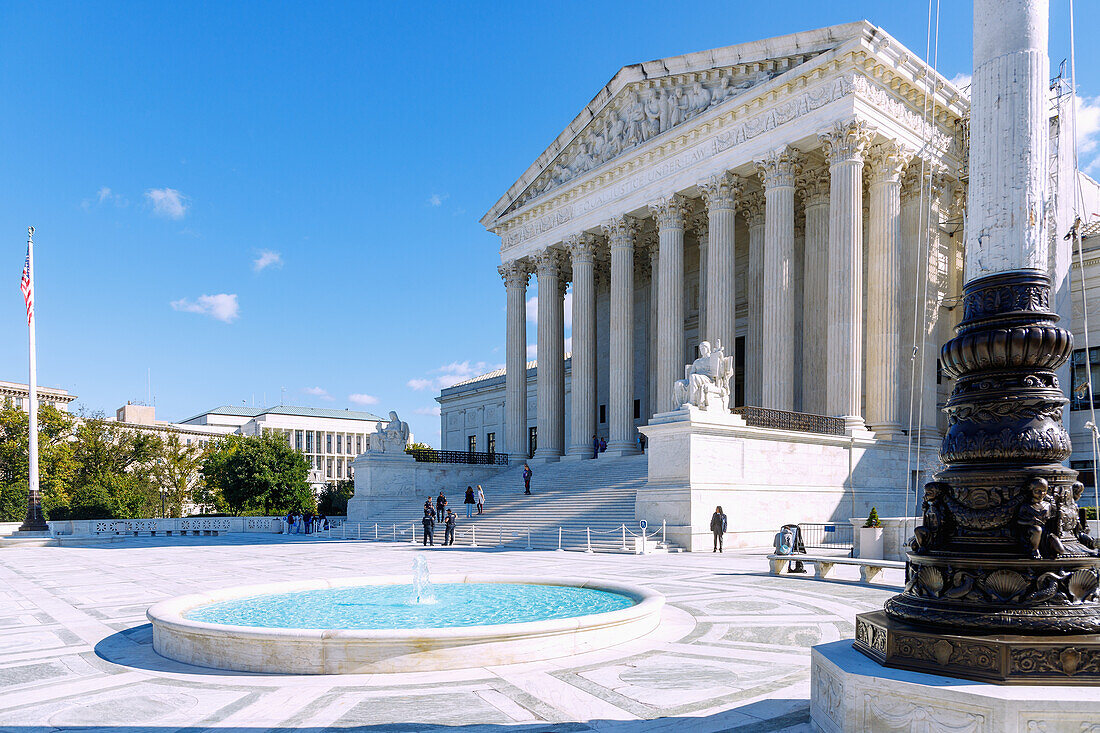  US Supreme Court in Washington DC, District of Columbia, USA 