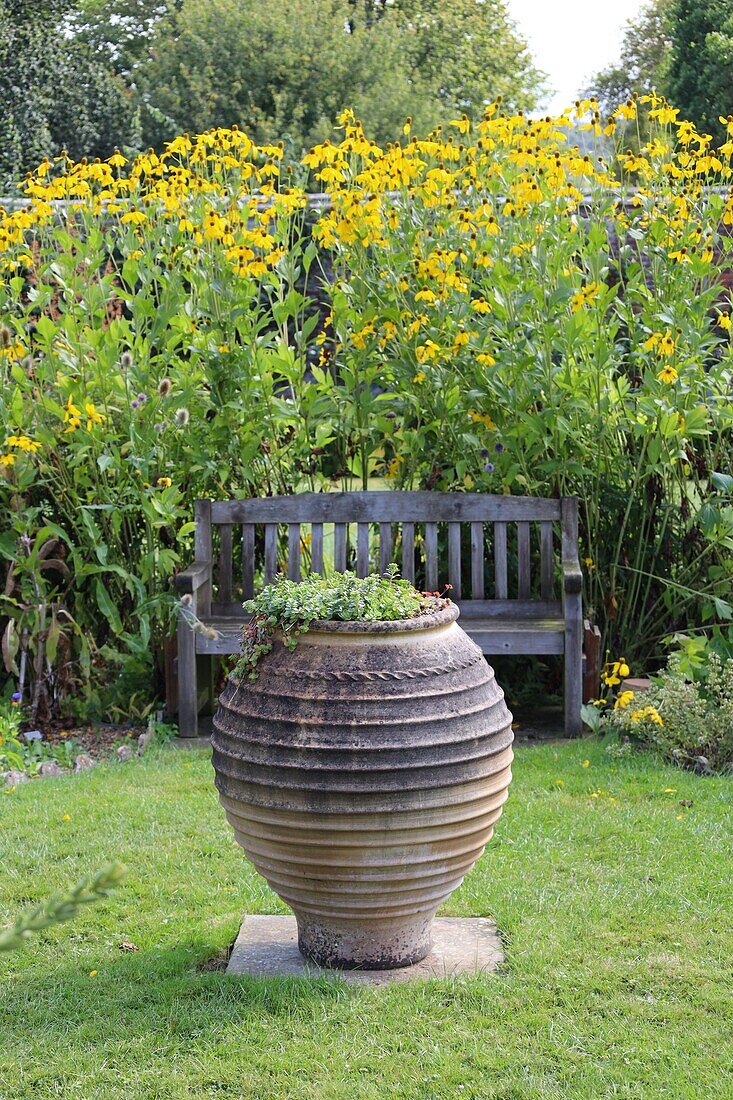  In the garden of Chartwell, Kent, England, Great Britain 