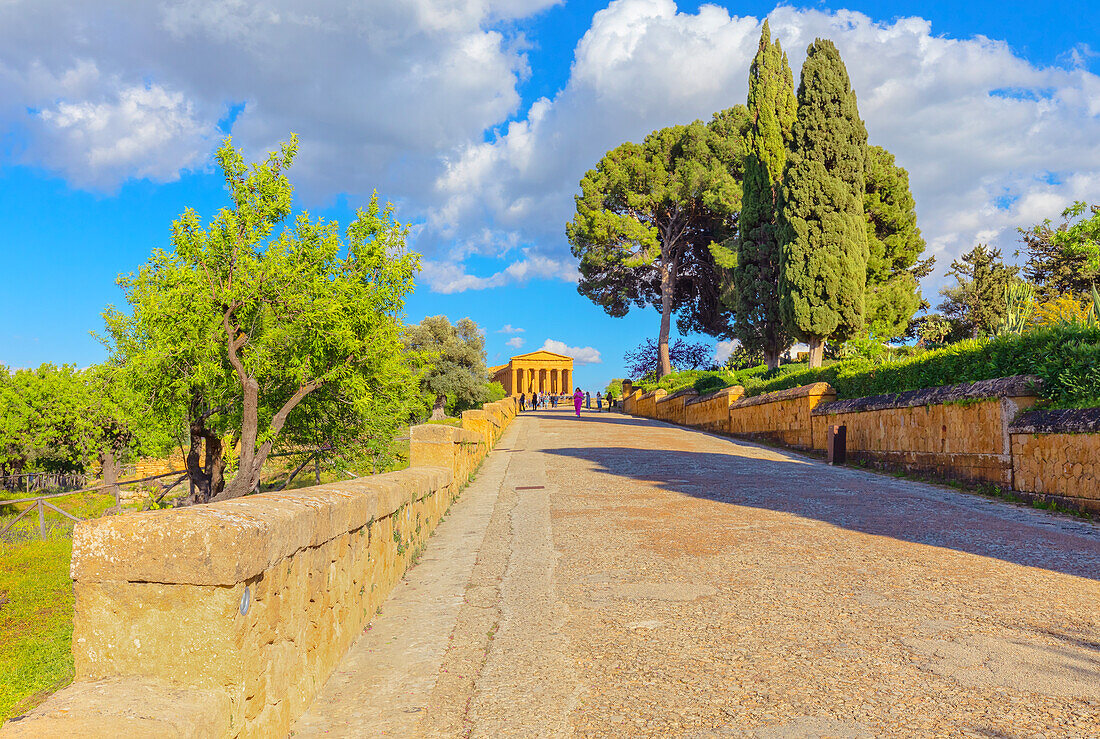 Temple of Concordia, Valley of Temples, Agrigento, Sicily, Italy