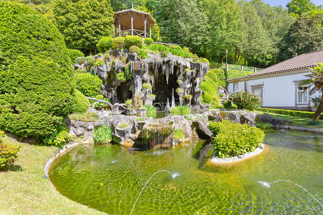 Artificial Grotto at Bom Jesus do Monte santuary, Braga, Minho Province, Portugal