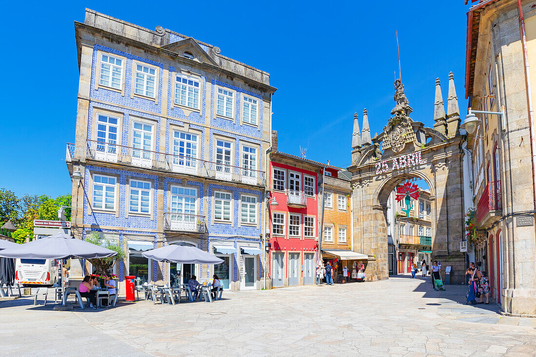  Bogen des Neuen Tores (Arco da Porta Nova), Braga, Provinz Minho, Portugal 