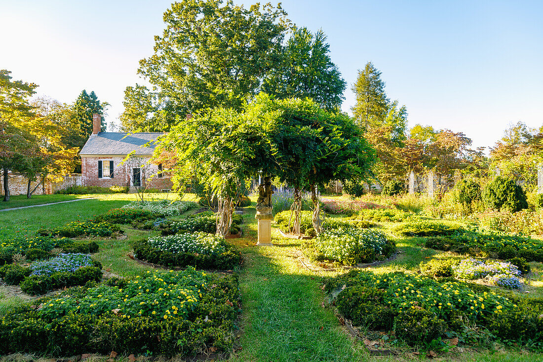 Chatham Manor Garden bei Fredericksburg, Virginia, USA