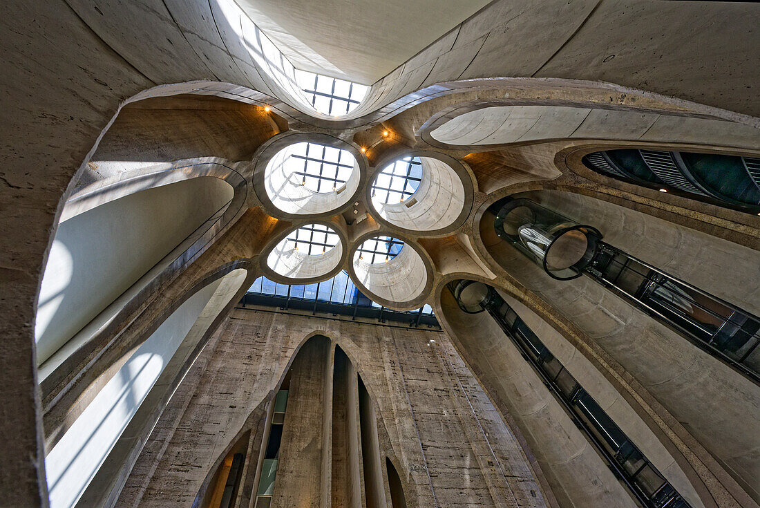 Zeitz Museum of Contemporary Art Africa in a converted grain silo, Victoria & Alfred Waterfront, Cape Town, South Africa, Africa