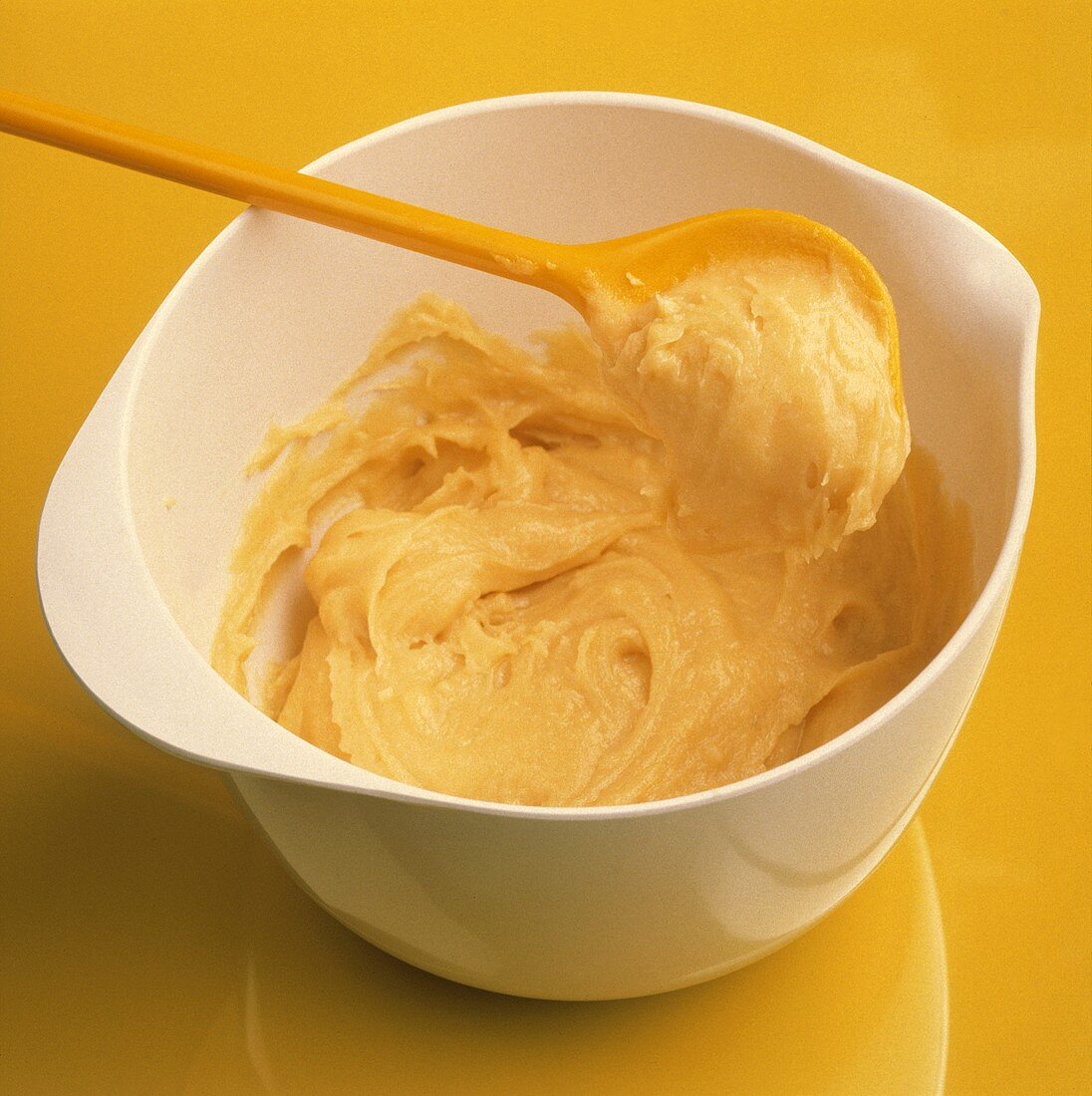 Cream-puff Paste in White Bowl