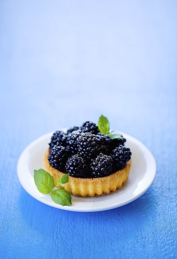 Törtchen mit Brombeeren