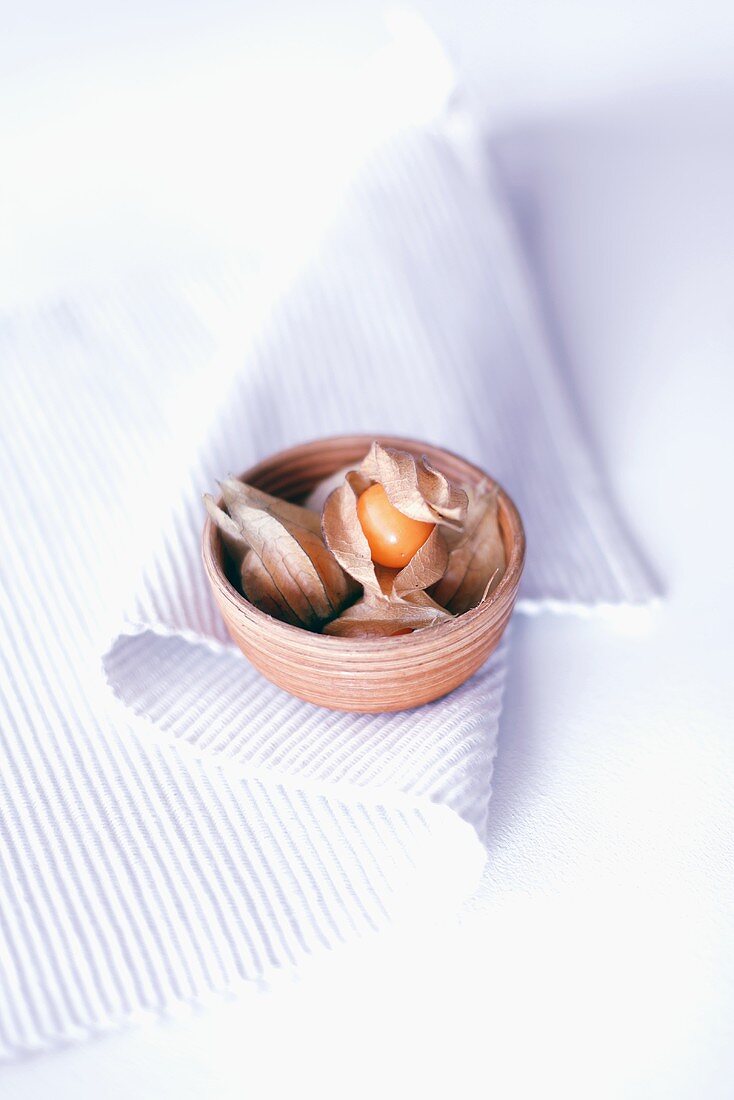 A bowl of physalis