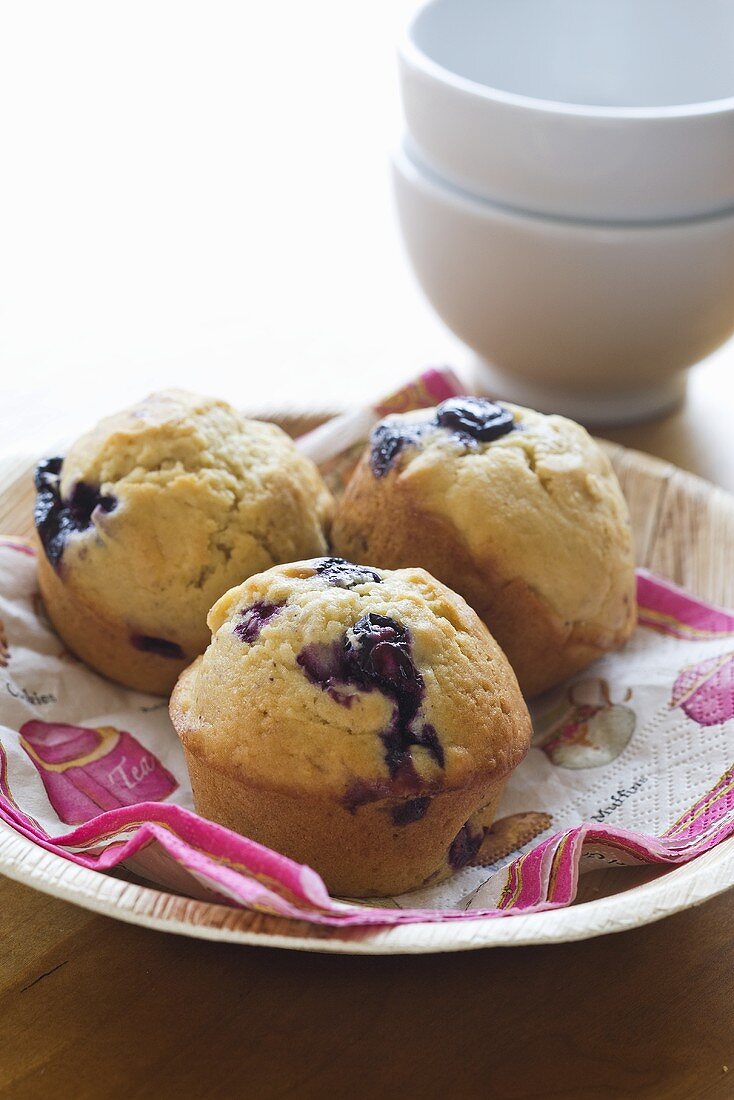 Blueberry muffins