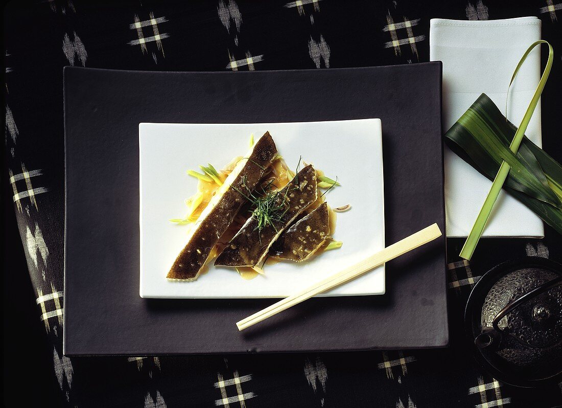 Turbot with Lemon Grass