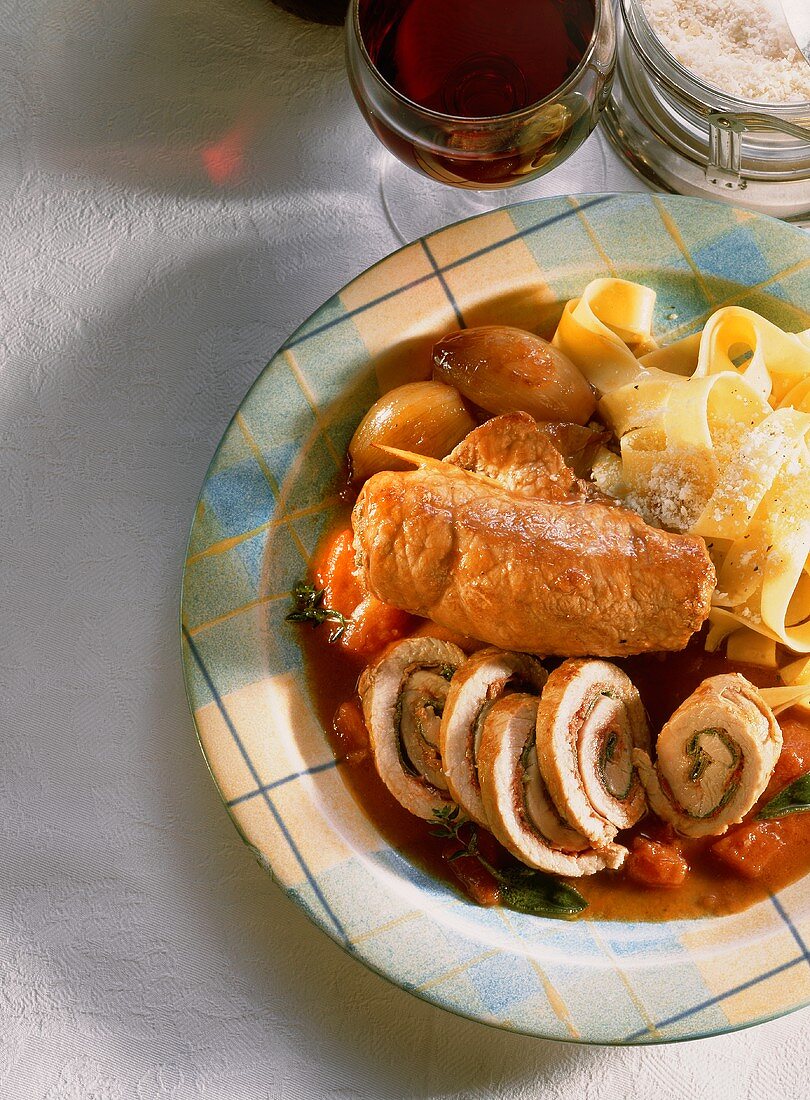 Veal Roulades Italian-style