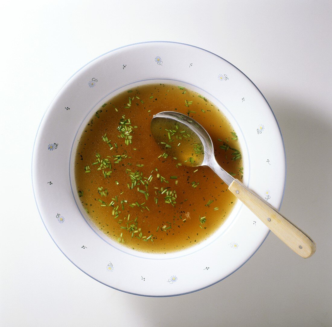 Bowl of Beef Broth