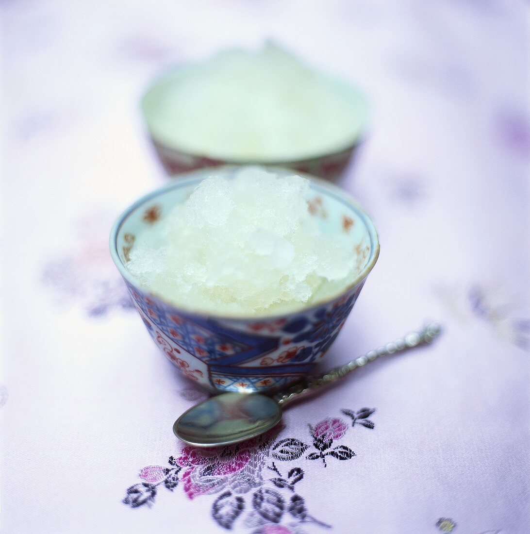 Lime granita