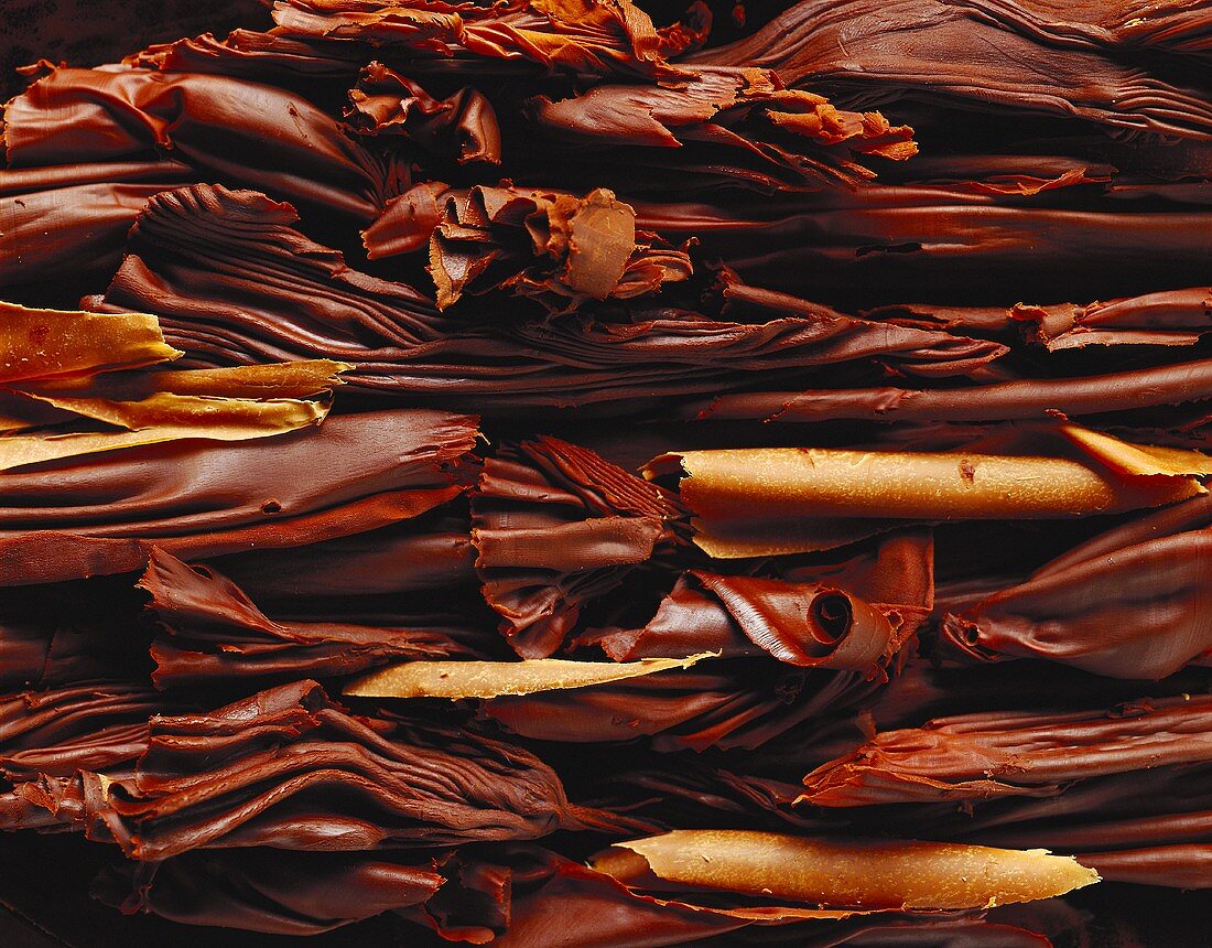 Schokoladenspäne (Nahaufnahme)