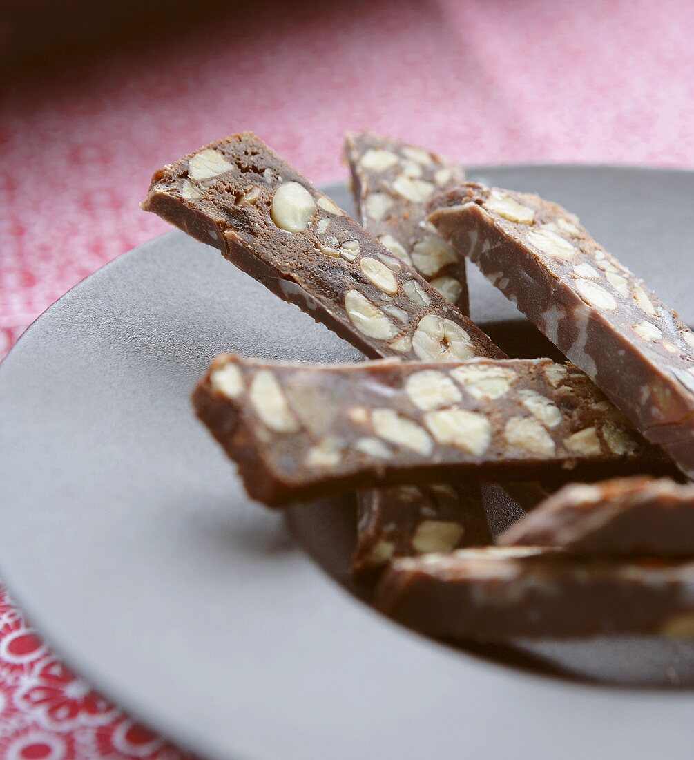 Panforte di Siena (fruit and nut cake), Tuscany, Italy