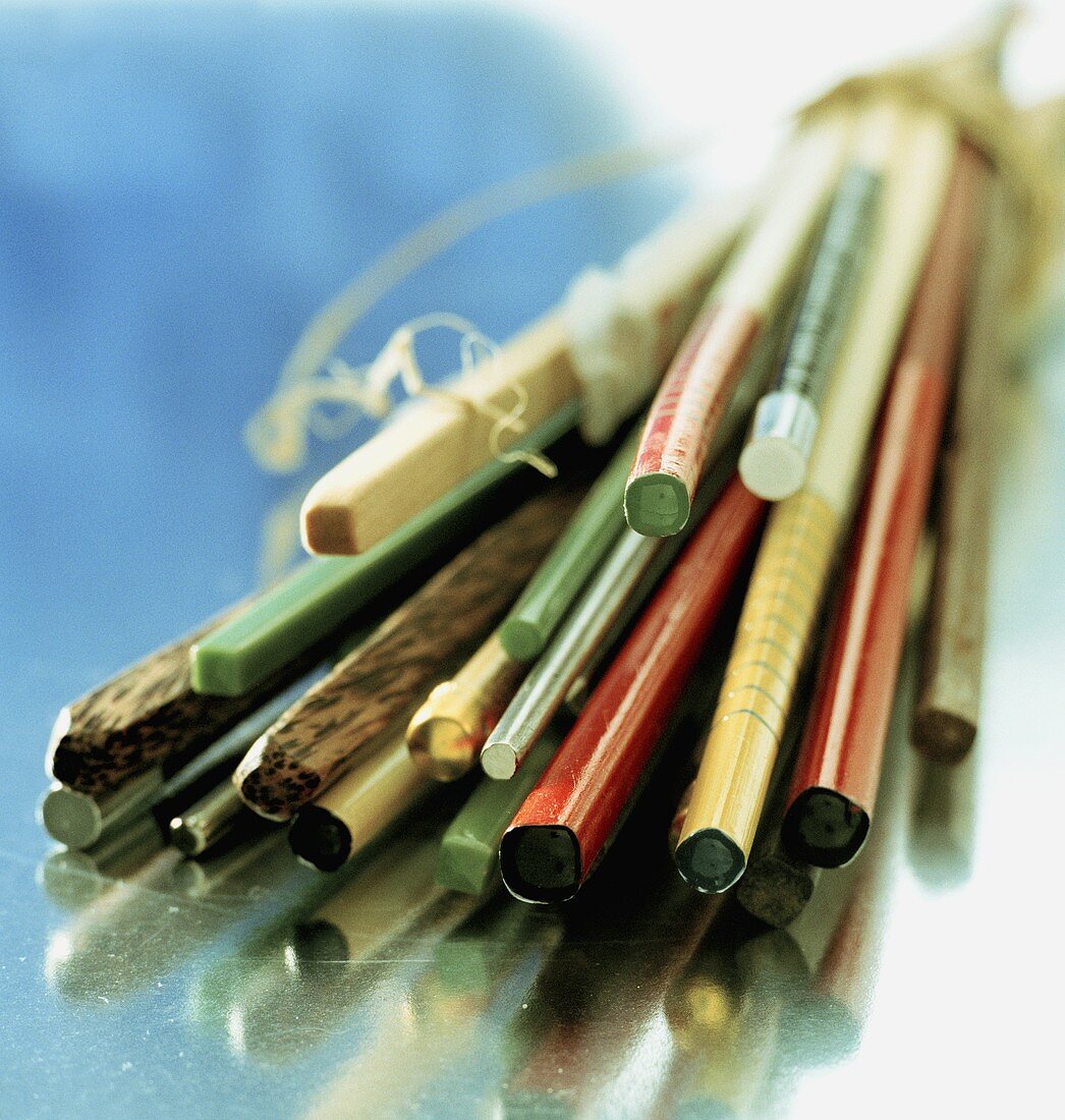 Coloured chopsticks