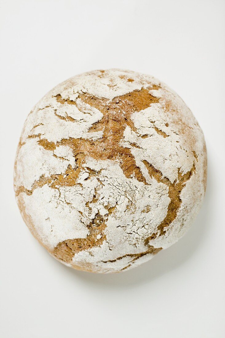 Rustikales Brot (Draufsicht)