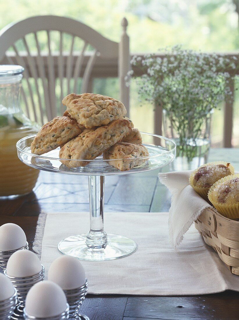 Savoury pastries for brunch