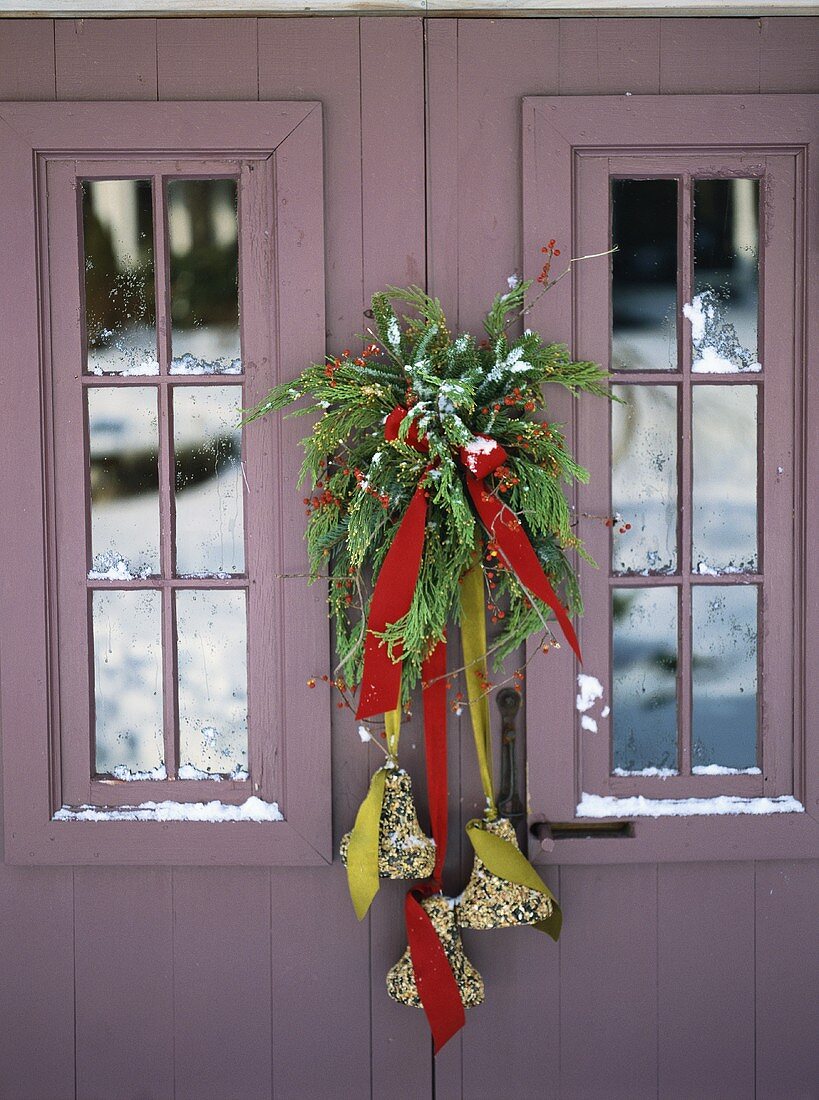 Christmas door wreath