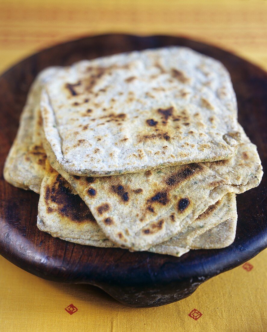 Indian flatbread with caraway