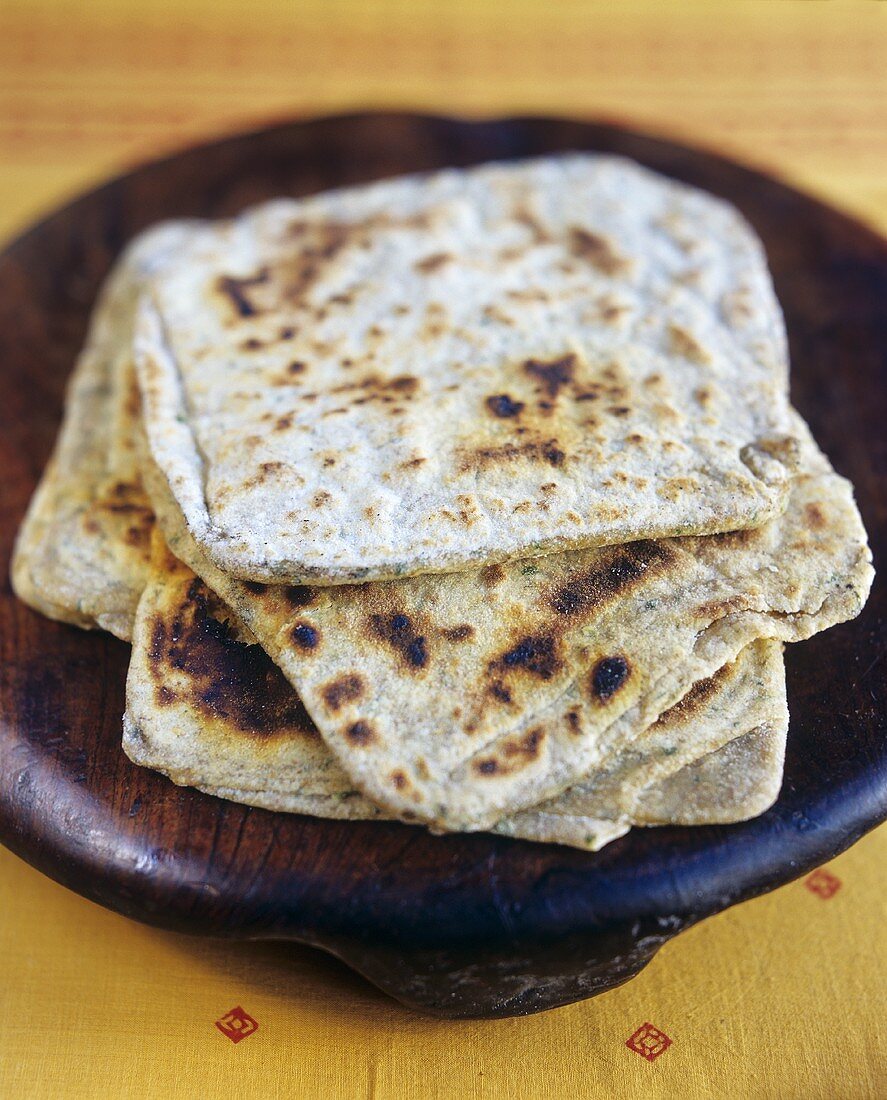 Indisches Fladenbrot mit Kümmel