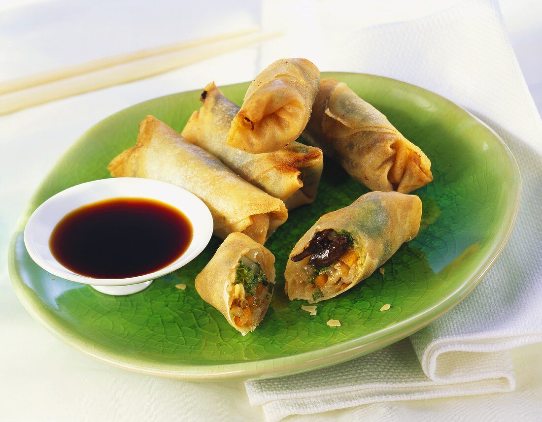 Vegetarian spring rolls