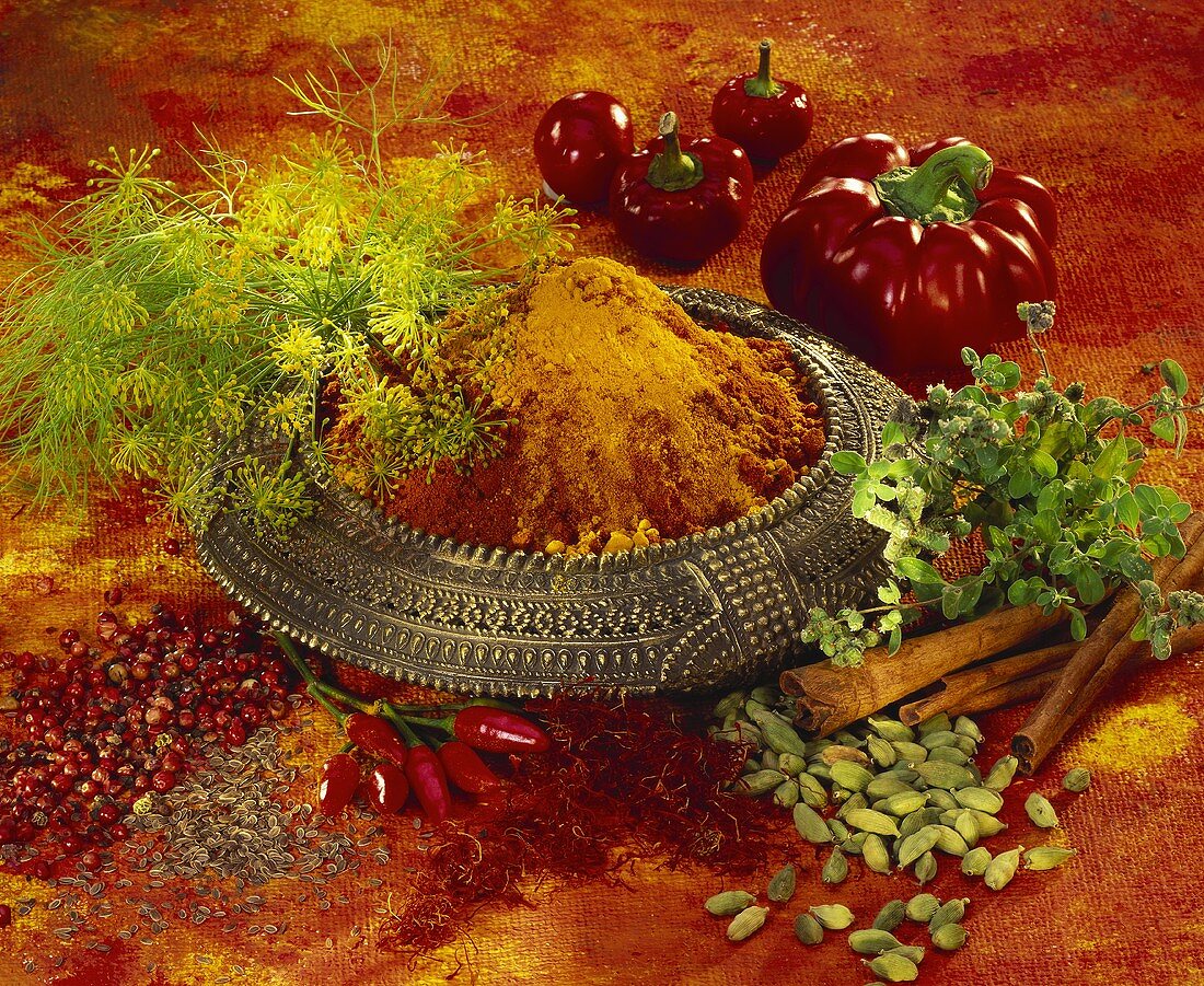 Still life with spices