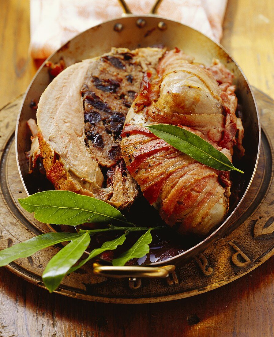 Fagiano rinascimentale (Pheasant with bacon & prunes)