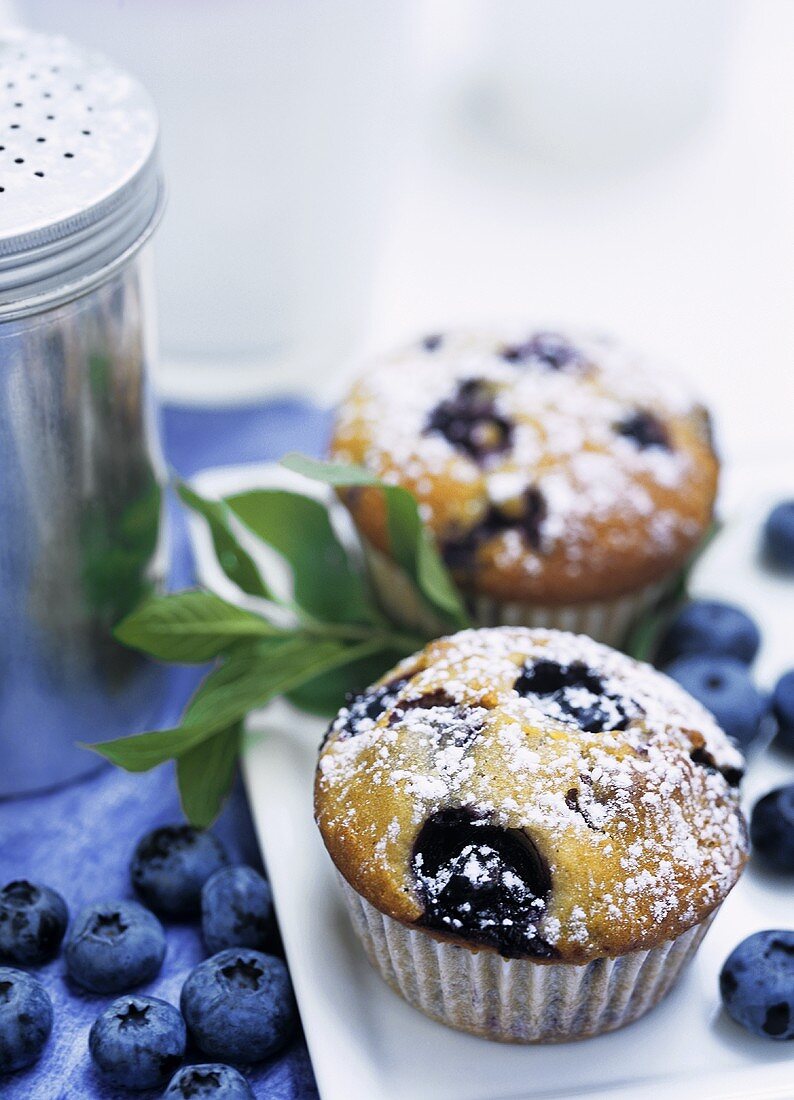 Blueberry muffins