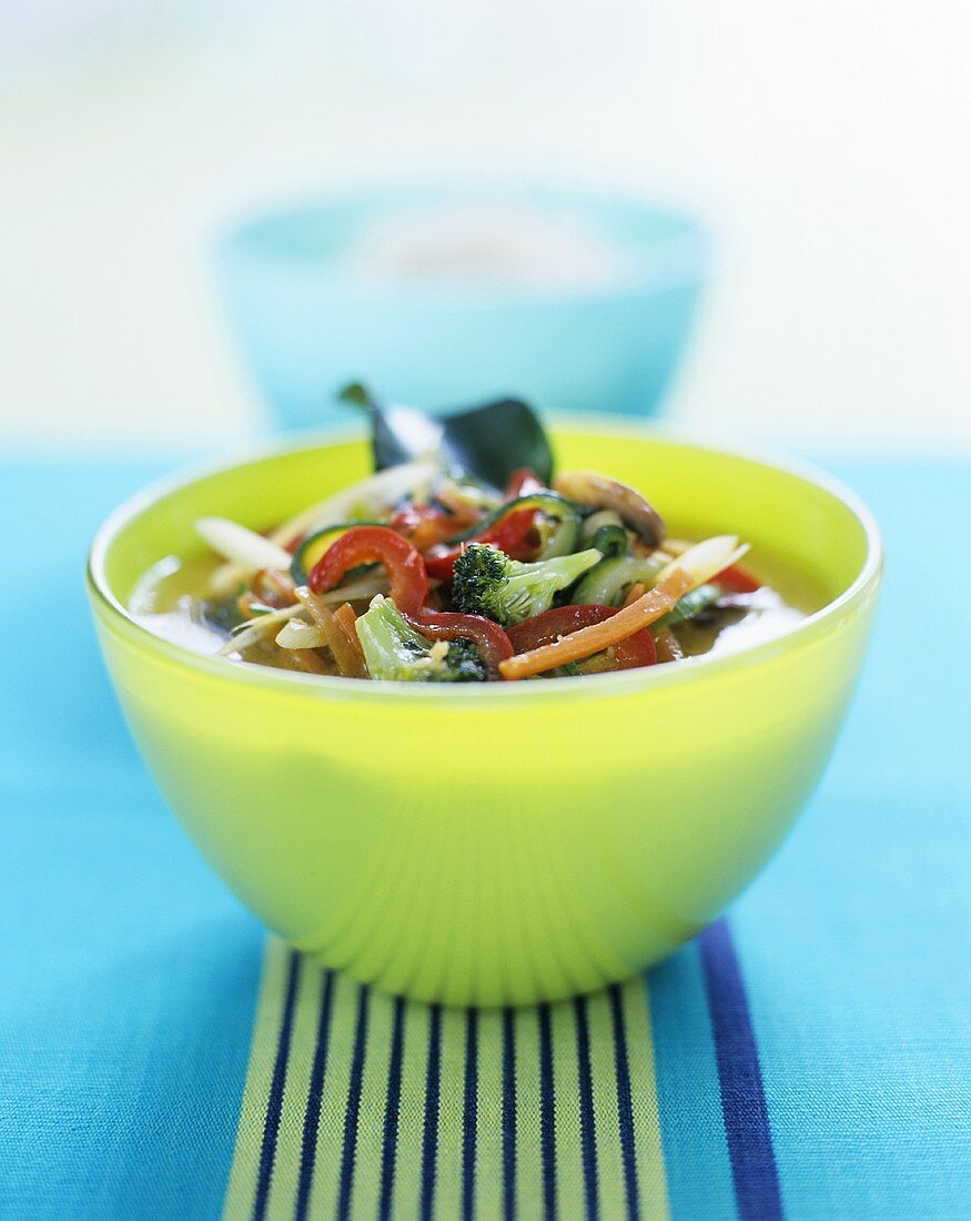 Thai-Gemüse-Suppe
