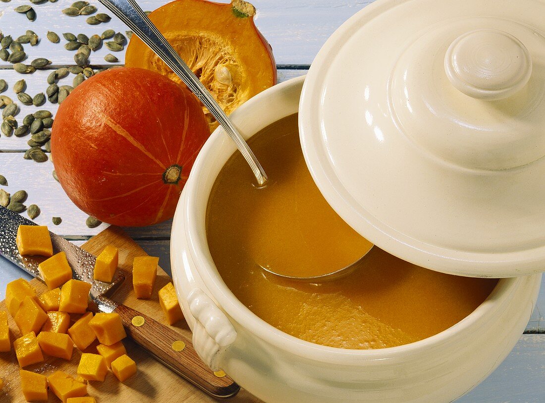 Creamed pumpkin soup