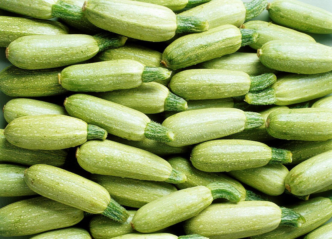Hellgrüne Zucchini