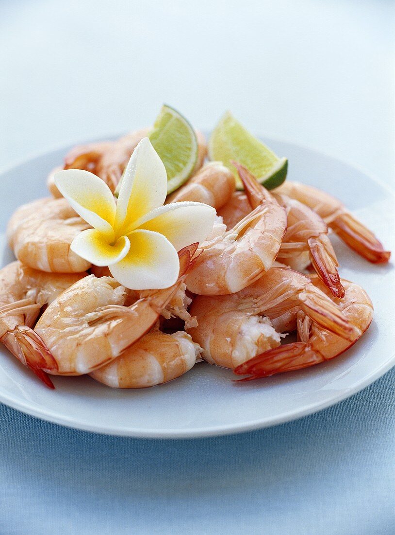 Cooked shrimp tails