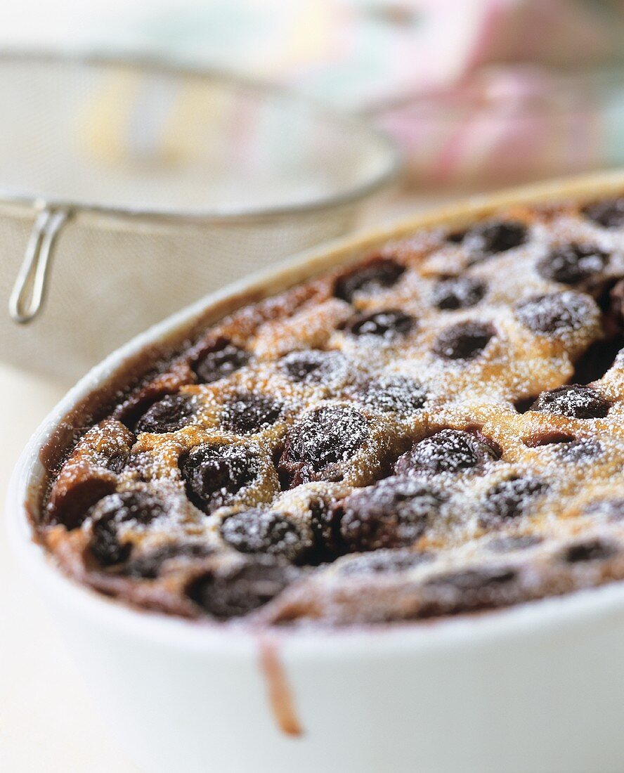 Cherry clafoutis