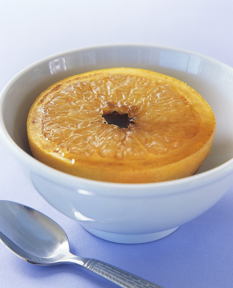 Grapefruit with caramelised brown sugar