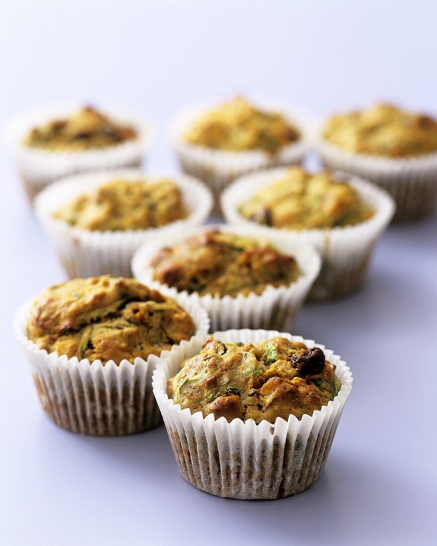 Courgette muffins