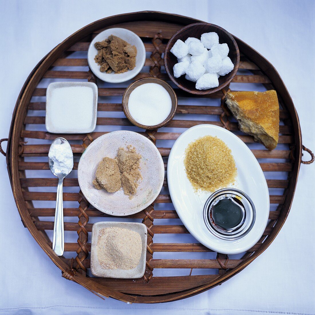 Still life with various sweeteners