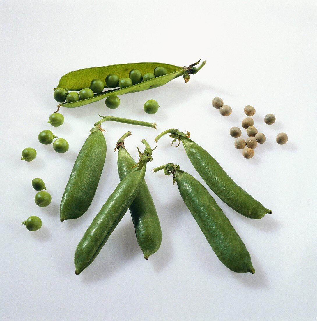 Fresh and dried peas