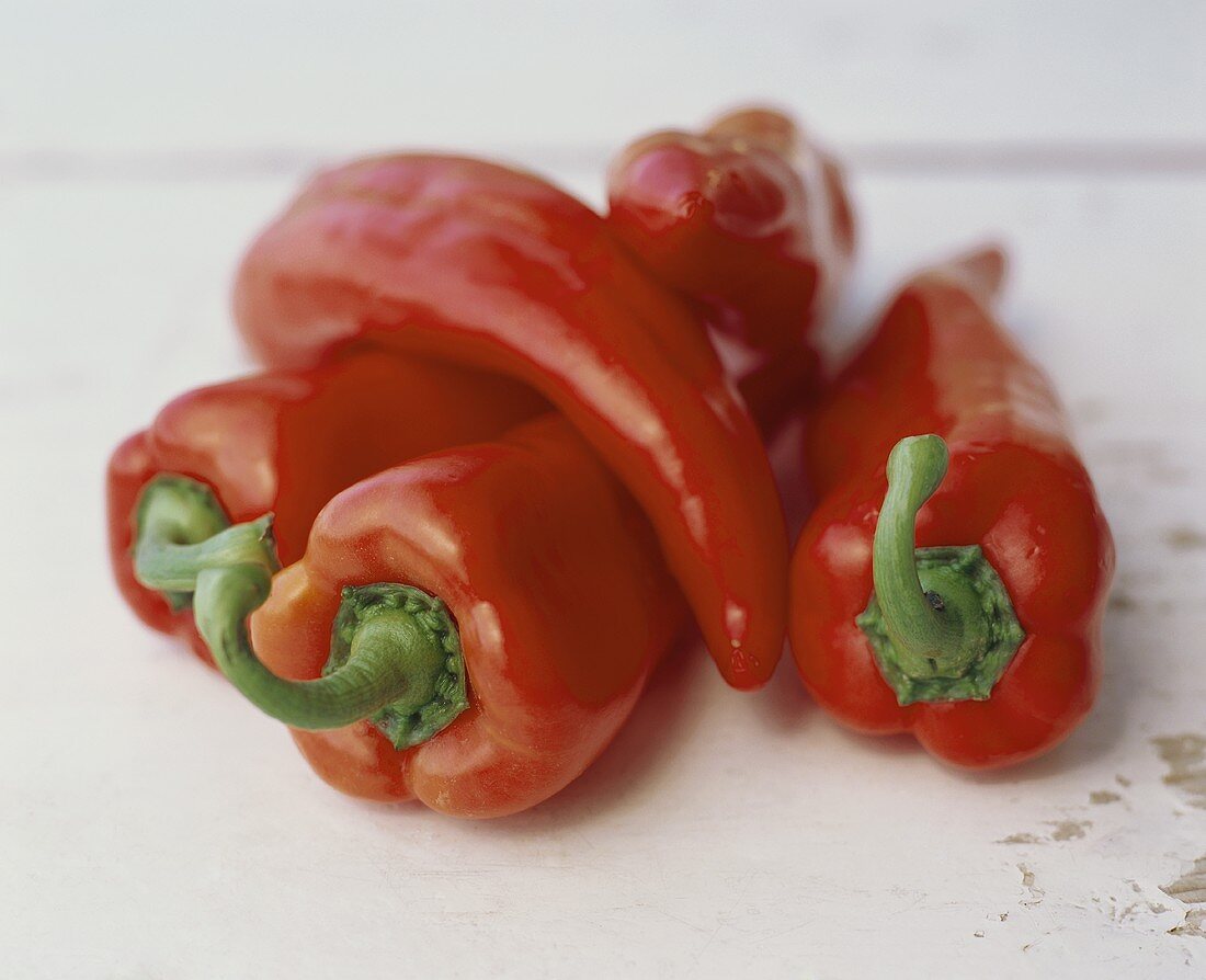 Red pointed peppers