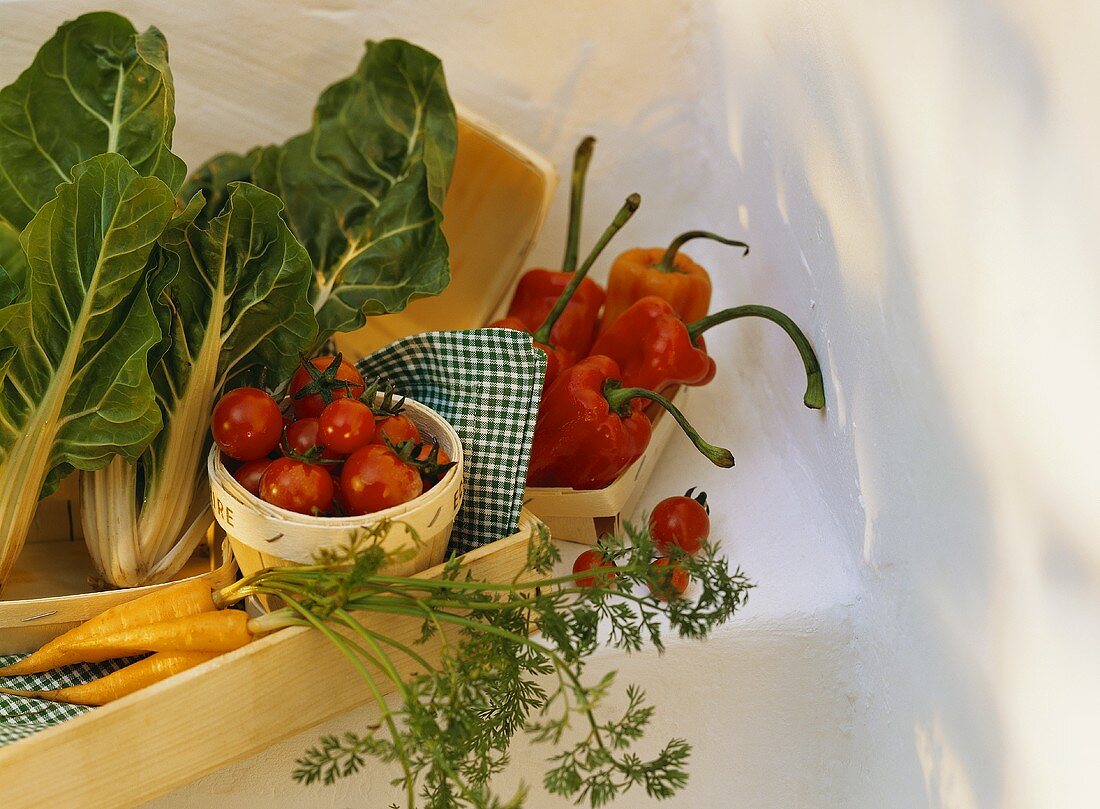 Summer vegetable still life