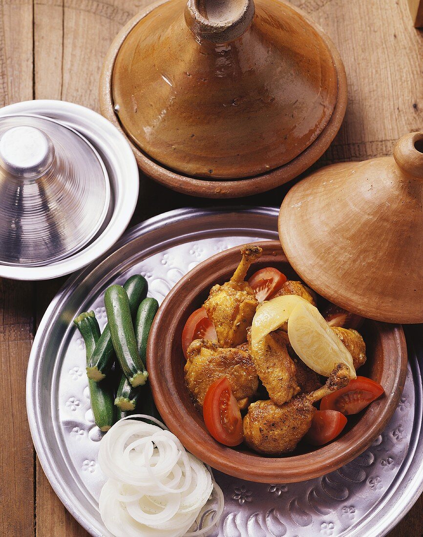 Chicken tajine